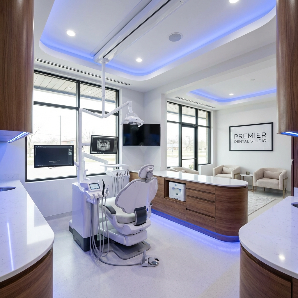 Modern dental clinic interior
