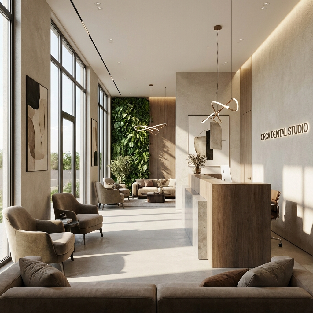 Luxury dental reception